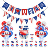 31Pcs Premium Patriotic Party Decorations Set-4th of July, Presidents Day, Flag Day Décor,Veterans Day