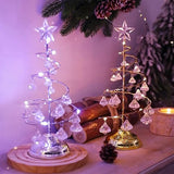 Crystal Christmas Tree LED Nightlight Christmas Present Arrangement