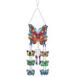 DIY Double-sided 5D Butterfly Diamond Art Wind Chimes and Crystal Kits for Spring Decor