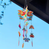 DIY Double-sided 5D Butterfly Diamond Art Wind Chimes and Crystal Kits for Spring Decor