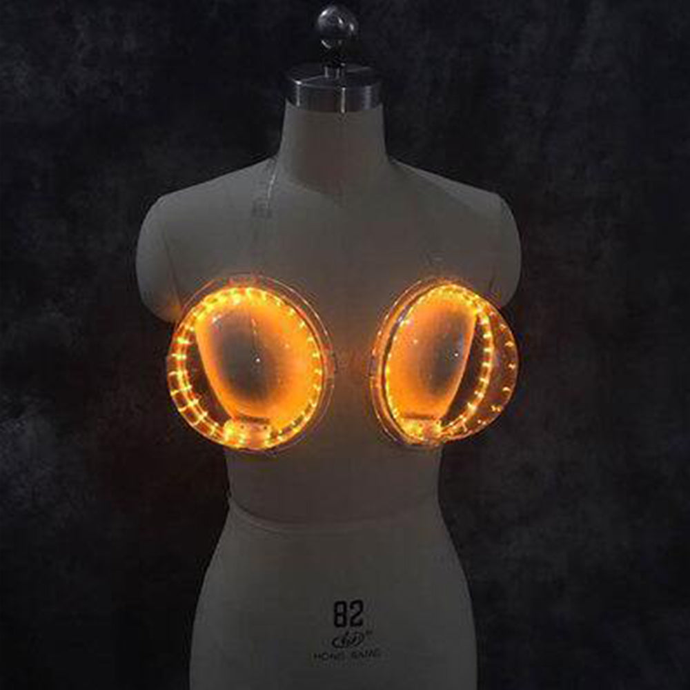 NEW Sexy LED Glowing Cocktail bubble Wine Bra Glass Bottle Creative Br –  Masktoy